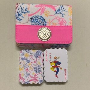 Lilly Pulitzer Holder with Playing Cards